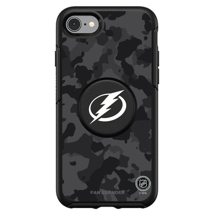 OtterBox Otter + Pop symmetry Phone case with Tampa Bay Lightning Urban Camo design
