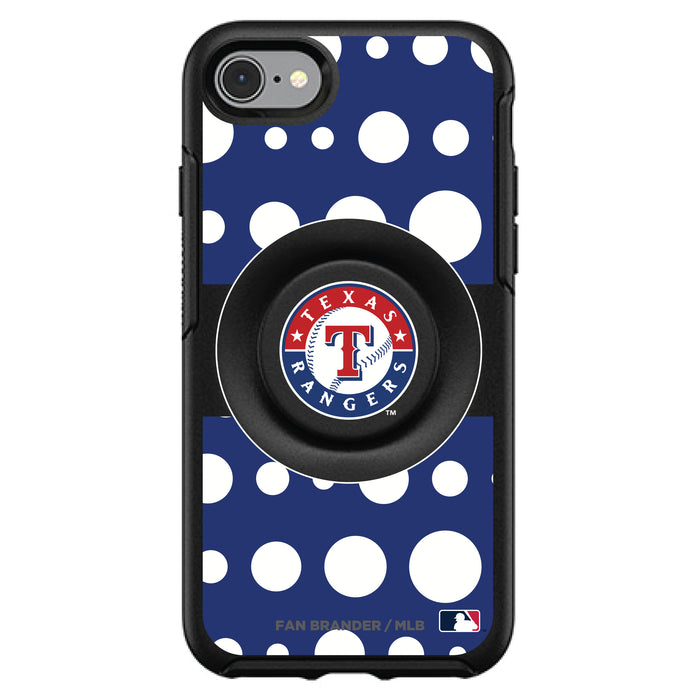 OtterBox Otter + Pop symmetry Phone case with Texas Rangers Polka Dots design