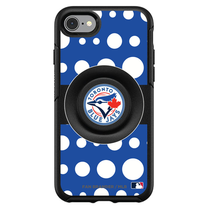 OtterBox Otter + Pop symmetry Phone case with Toronto Blue Jays Polka Dots design