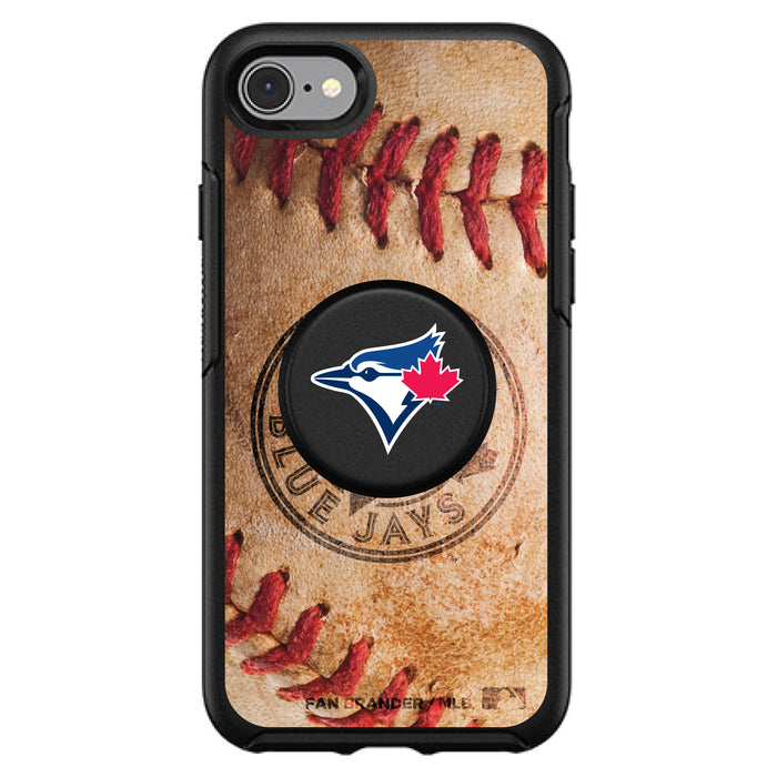 OtterBox Otter + Pop symmetry Phone case with Toronto Blue Jays Primary Logo with Baseball Design