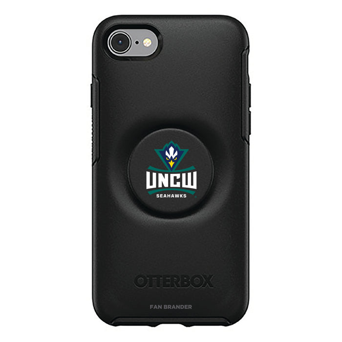 OtterBox Otter + Pop symmetry Phone case with UNC Wilmington Seahawks Primary Logo