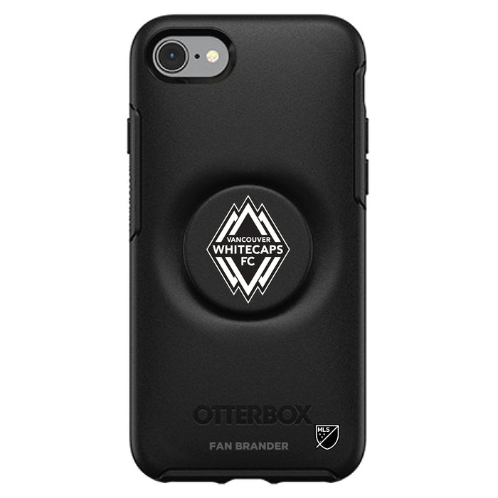 OtterBox Otter + Pop symmetry Phone case with Vancouver Whitecaps FC Urban Primary Logo in Black and White