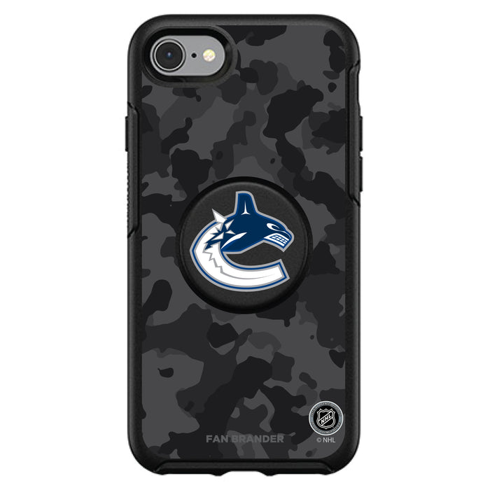 OtterBox Otter + Pop symmetry Phone case with Vancouver Canucks Urban Camo design