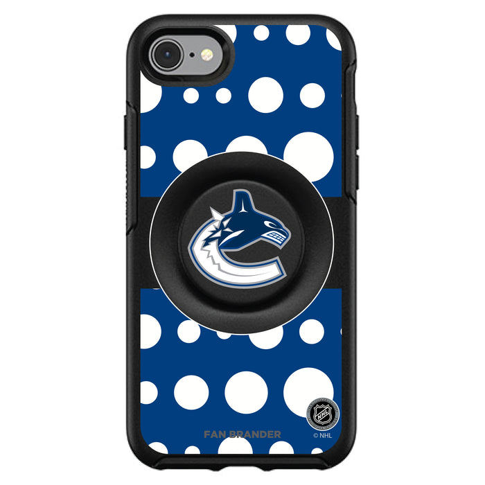 OtterBox Otter + Pop symmetry Phone case with Vancouver Canucks Polka Dots design