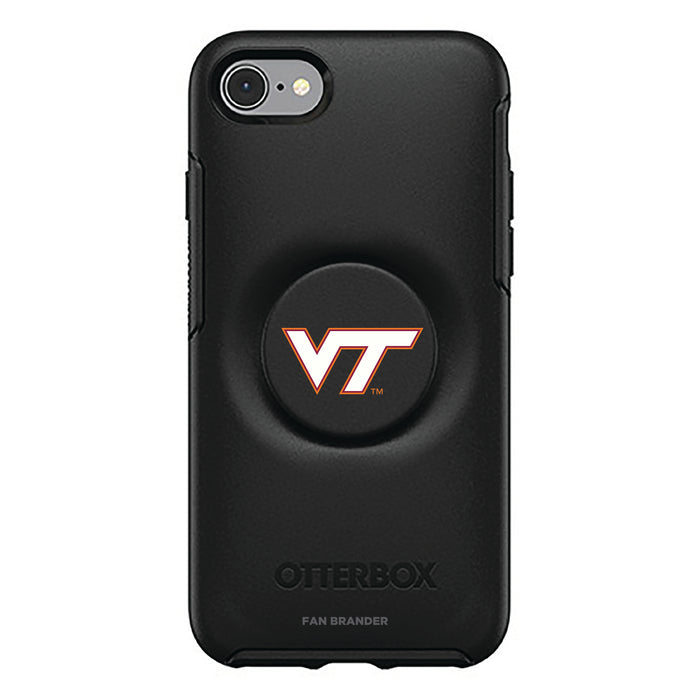 OtterBox Otter + Pop symmetry Phone case with Virginia Tech Hokies Primary Logo
