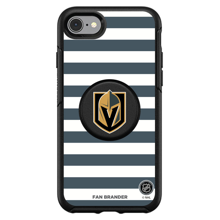 OtterBox Otter + Pop symmetry Phone case with Vegas Golden Knights Stripes Design