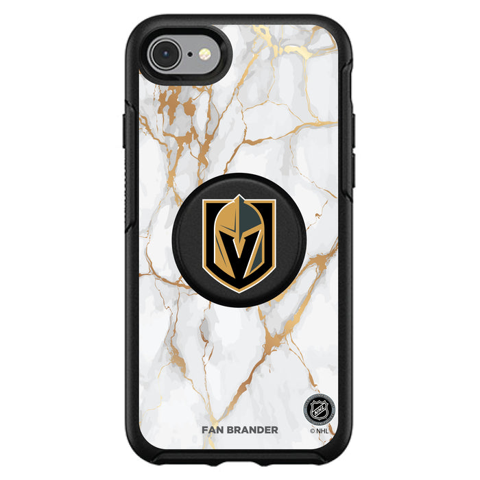 OtterBox Otter + Pop symmetry Phone case with Vegas Golden Knights White Marble design