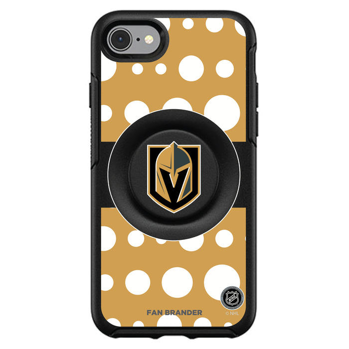 OtterBox Otter + Pop symmetry Phone case with Vegas Golden Knights Polka Dots design