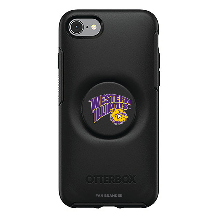OtterBox Otter + Pop symmetry Phone case with Western Illinois University Leathernecks Primary Logo