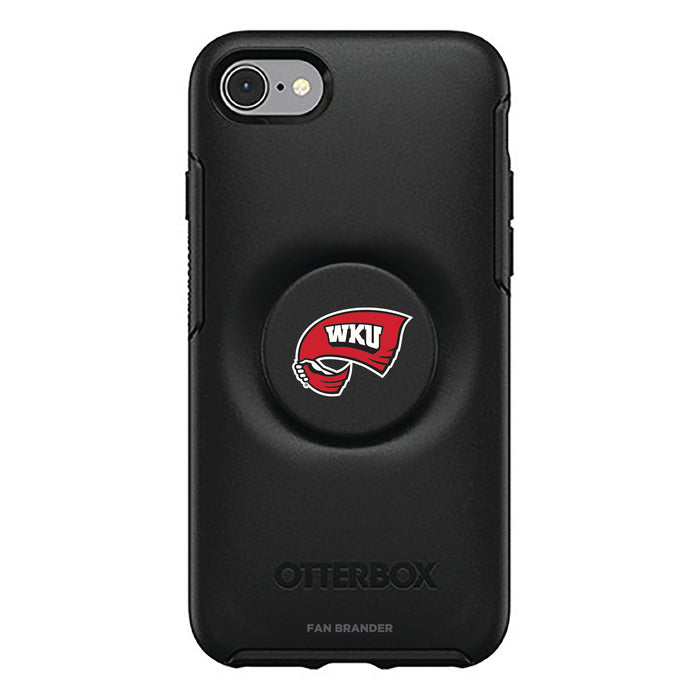 OtterBox Otter + Pop symmetry Phone case with Western Kentucky Hilltoppers Primary Logo