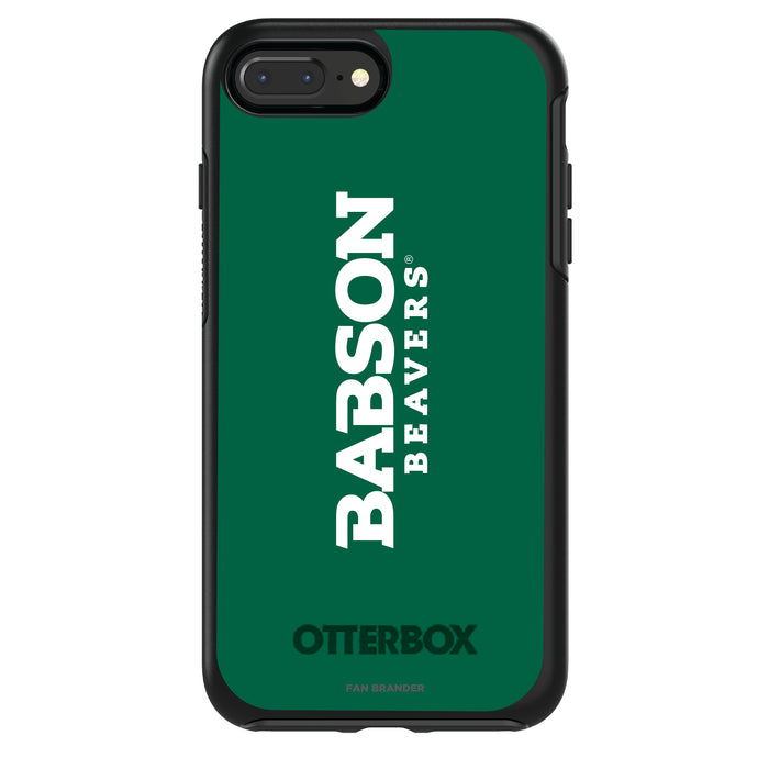 OtterBox Black Phone case with Babson University Wordmark Design