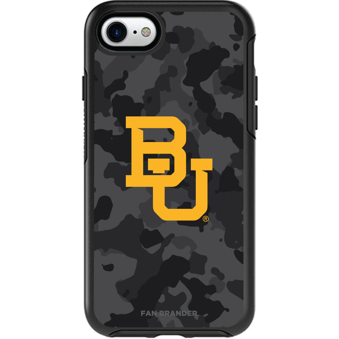 OtterBox Black Phone case with Baylor Bears Urban Camo Background