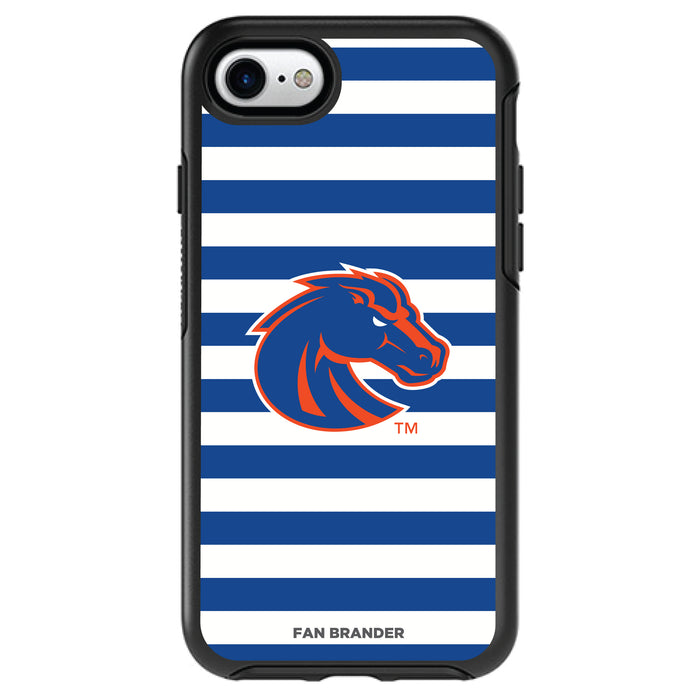 OtterBox Black Phone case with Boise State Broncos Stripes Design