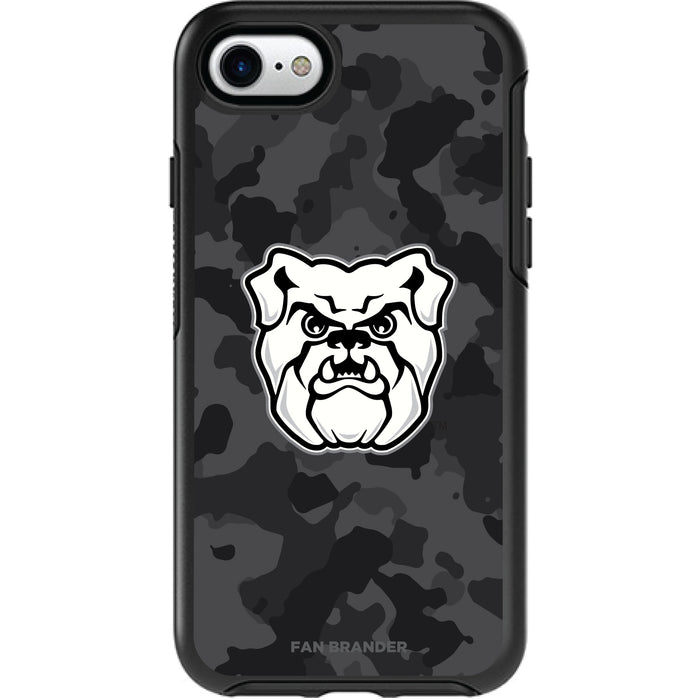 OtterBox Black Phone case with Butler Bulldogs Urban Camo Background