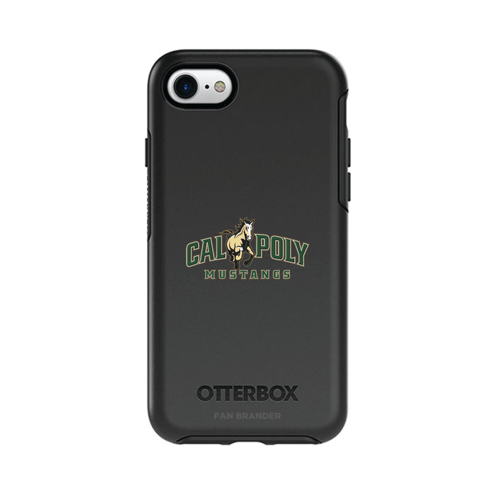 OtterBox Black Phone case with Cal Poly Mustangs Primary Logo