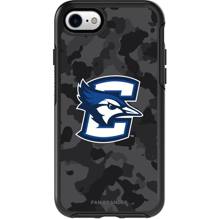 OtterBox Black Phone case with Creighton University Bluejays Urban Camo Background