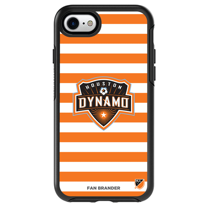 OtterBox Black Phone case with Houston Dynamo Stripes