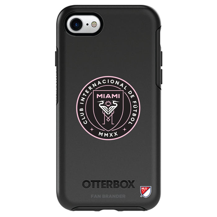 OtterBox Black Phone case with Inter Miami CF Primary Logo