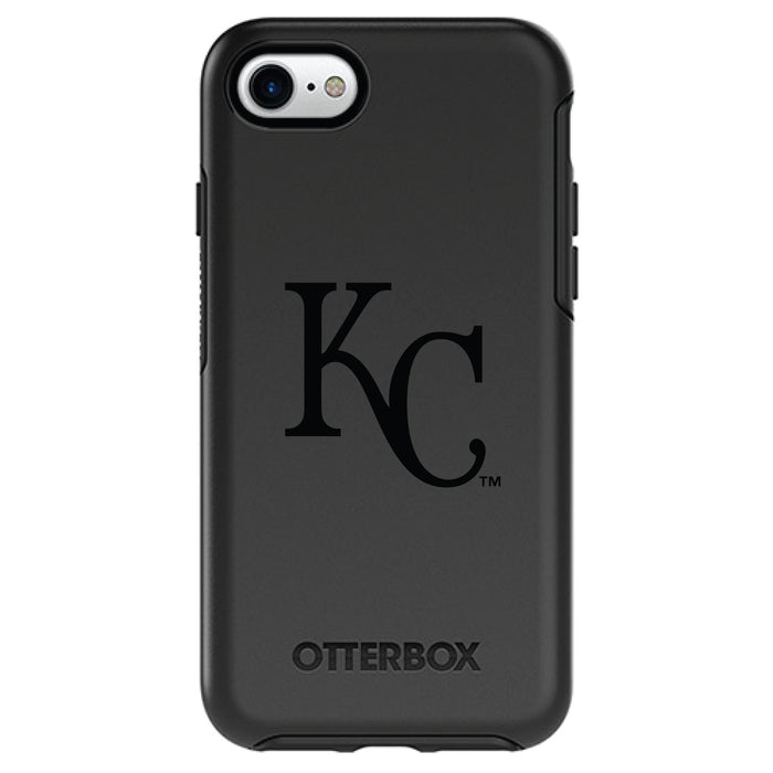 OtterBox Black Phone case with Kansas City Royals Primary Logo in Black