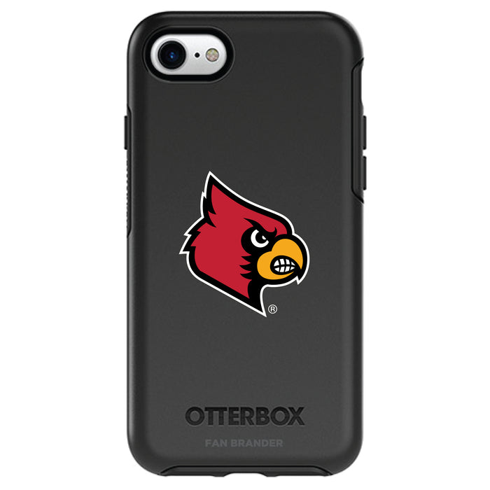 OtterBox Black Phone case with Louisville Cardinals Primary Logo