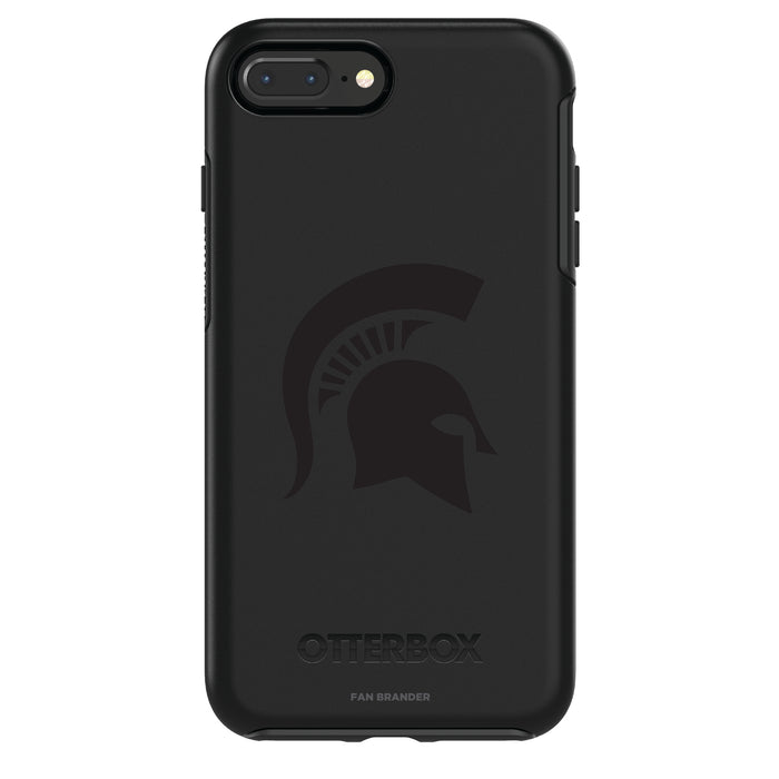 OtterBox Black Phone case with Michigan State Spartans Primary Logo in Black