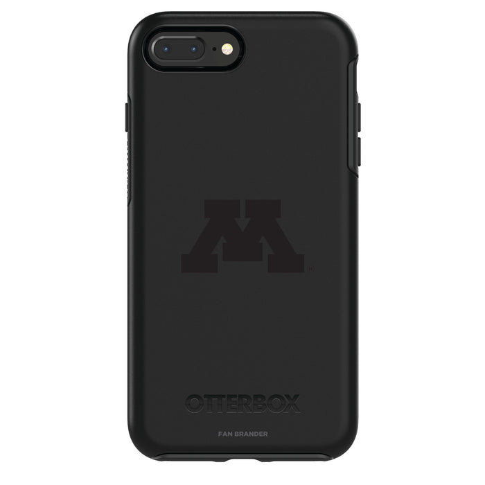 OtterBox Black Phone case with Minnesota Golden Gophers Primary Logo in Black