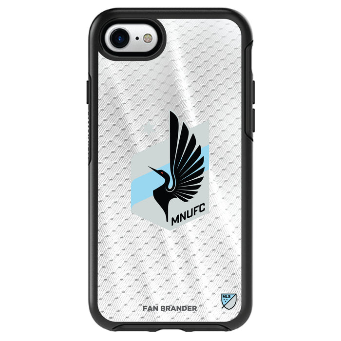 OtterBox Black Phone case with Minnesota United FC Primary Logo on Jersey Design