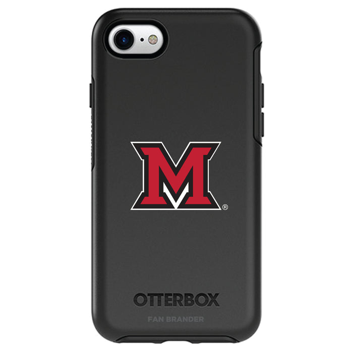 OtterBox Black Phone case with Miami University RedHawks Primary Logo