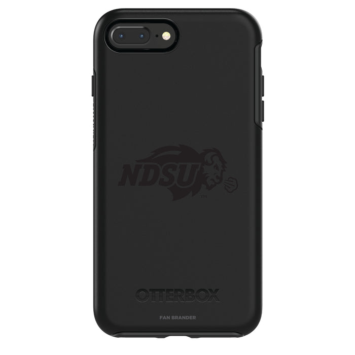 OtterBox Black Phone case with North Dakota State Bison Primary Logo in Black