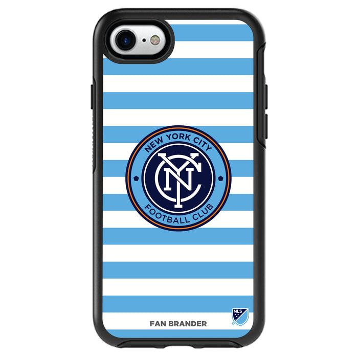 OtterBox Black Phone case with New York City FC Stripes