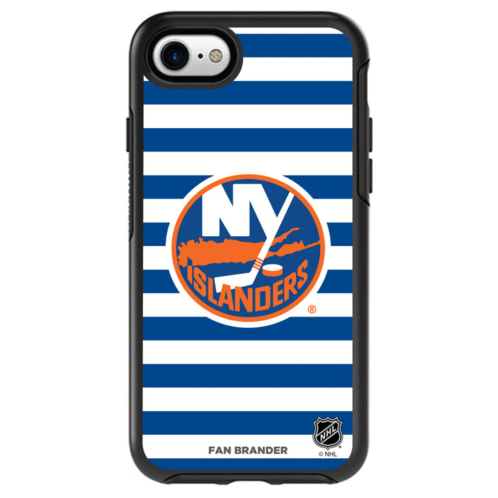 OtterBox Black Phone case with New York Islanders Stripes