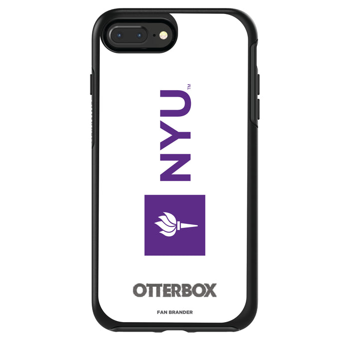 OtterBox Black Phone case with NYU Wordmark Design