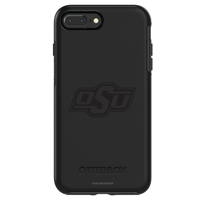 OtterBox Black Phone case with Oklahoma State Cowboys Primary Logo in Black