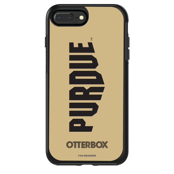 OtterBox Black Phone case with Purdue Boilermakers Wordmark Design