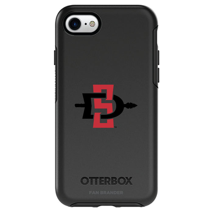 OtterBox Black Phone case with San Diego State Aztecs Primary Logo