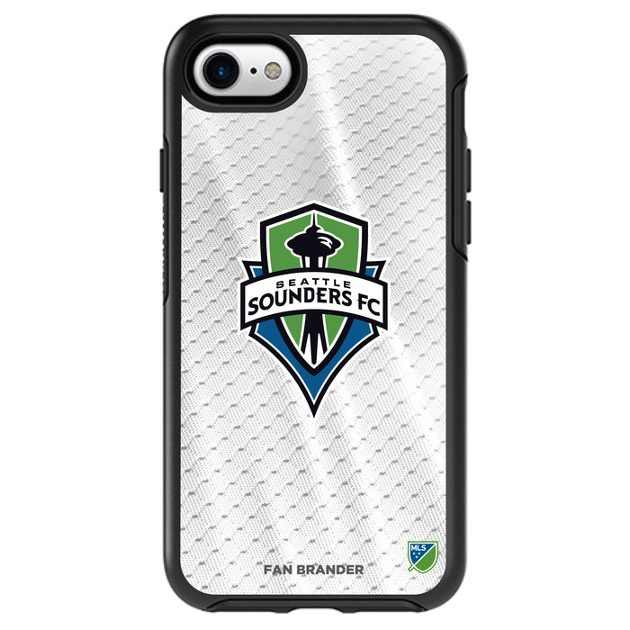 OtterBox Black Phone case with Seatle Sounders Primary Logo on Jersey Design