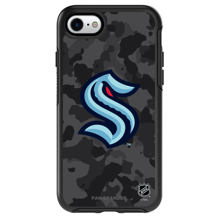 OtterBox Black Phone case with Seattle Kraken Urban Camo design