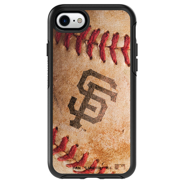 OtterBox Black Phone case with San Francisco Giants Primary Logo and Baseball Design