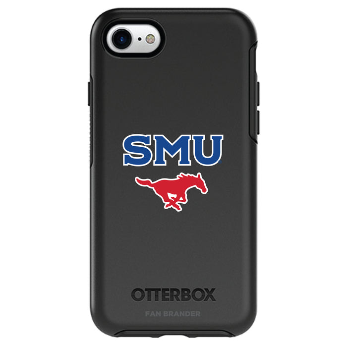 OtterBox Black Phone case with SMU Mustangs Primary Logo