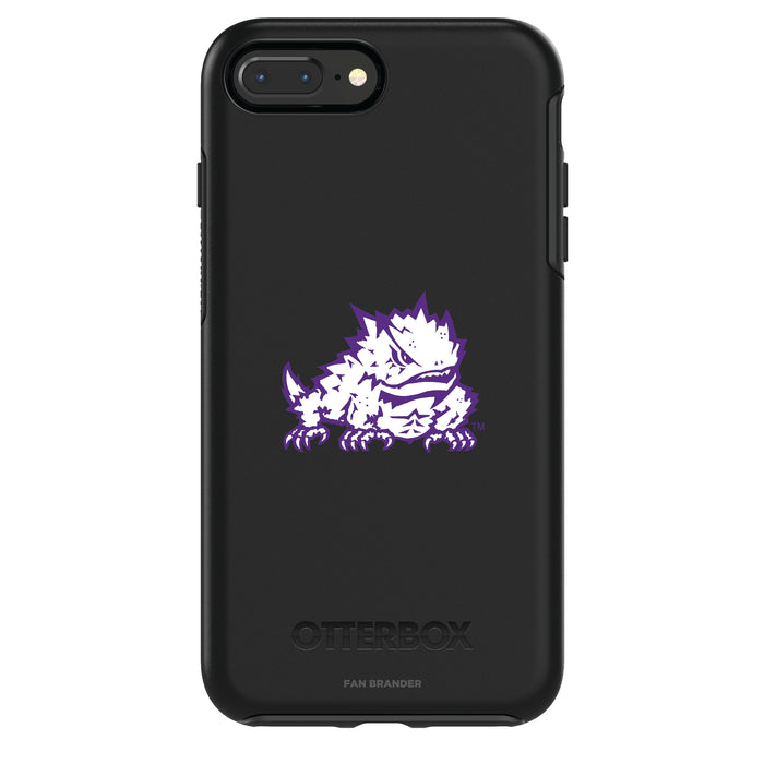OtterBox Black Phone case with Texas Christian University Horned Frogs Secondary Logo