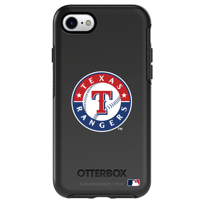 OtterBox Black Phone case with Texas Rangers Primary Logo