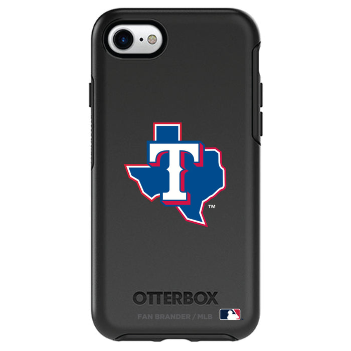 OtterBox Black Phone case with Texas Rangers Secondary Logo