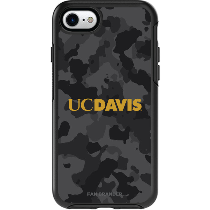 OtterBox Black Phone case with UC Davis Aggies Urban Camo Background