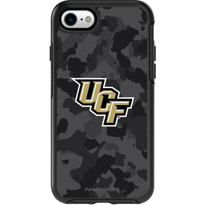 OtterBox Black Phone case with UCF Knights Urban Camo Background