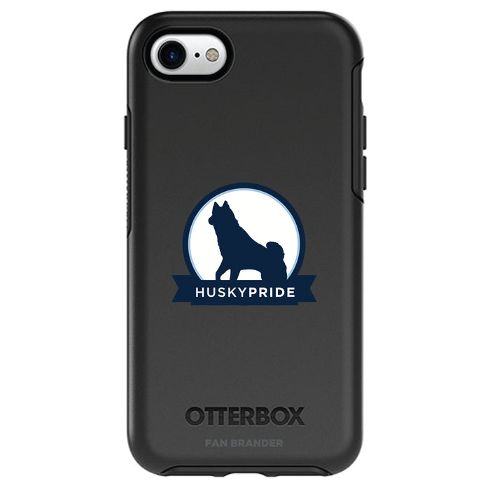 OtterBox Black Phone case with Uconn Huskies Secondary Logo