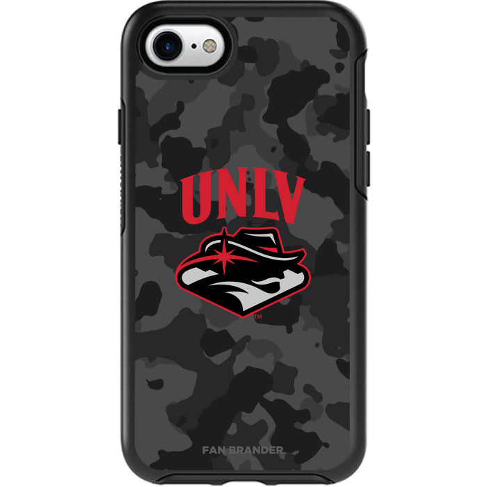 OtterBox Black Phone case with UNLV Rebels Urban Camo Background