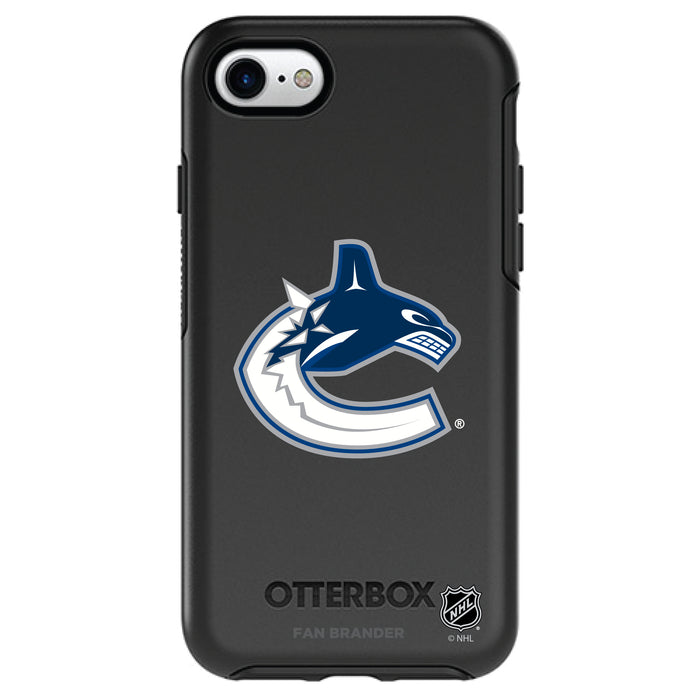 OtterBox Black Phone case with Vancouver Canucks Primary Logo