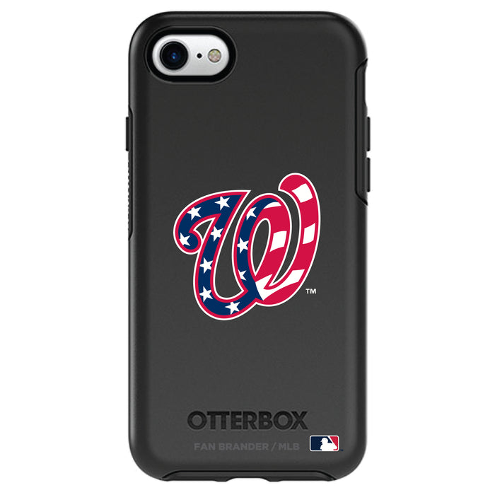 OtterBox Black Phone case with Washington Nationals Secondary Logo
