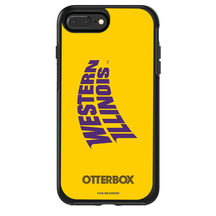 OtterBox Black Phone case with Western Illinois University Leathernecks Wordmark Design