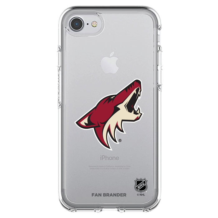 OtterBox Clear Symmetry Phone case with Arizona Coyotes Primary Logo